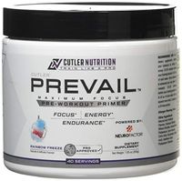 Prevail Pre Workout Powder with Nootropics: Best Pre Workout for Men and Women, Cutting Edge Energy and Focus Supplement with L Citrulline, Alpha GPC, L Tyrosine, Neurofactor | Rainbow Freeze, 40 SRV