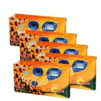 5 SunFlash 35mm Single Use Camera with Flash 27 Exposure