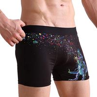 WXLIFE Dinosaur Rex Rainbow Spark Boxer Briefs Men's Underwear for Men Boy