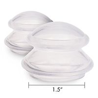 Cupping Therapy Massage Sets - Silicone Vacuum Suction Cups for Joint & Muscle Pain Relief - Best Chinese Cup Set for Anti Cellulite, Trigger Point, Deep Tissue Myofascial Release, X-Large Size Pair