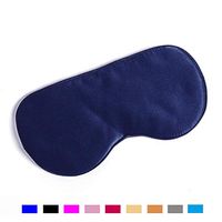 ZIMASILK 100% Natural Silk Sleep Mask,Adjustable Super-Smooth Soft Eye Mask for Sleep,12 Color Option(Navy Blue)