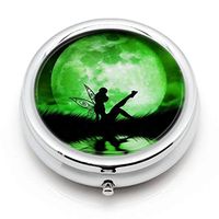 DISNEY COLLECTION Pill Case Under The Green Moon Tinkerbell 3 Sets Water Rust Proof Travel Portable Daily Medicine Pill Box