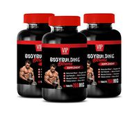Muscle Vitamins for Men - Body Building Extreme 760MG for Men - Natural and Powerful Formula - New Complex - maca Powder - 3 Bottles (180 Tablets)