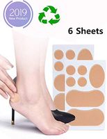 Heel Pads Heel Grips Self Adhesive Thicken PE Foam Soft Heel Cushion Foot Care Sticker Toes Feet Pad Cushions Abrasion Proof High Heel Shoes Insert Sticker for Pain Relief 6 Sheets