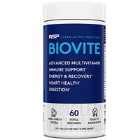 RSP BioVite - Advanced Multivitamin for Immunity Support, Energy, Recovery, and Heart Health - Innovative Formula to Support Immune System and Boost Overall Health, 180 Count (Packaging May Vary)