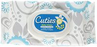 Cuties Premium Baby Wipes, Unscented Sensitive, Case/864 (12/72s)