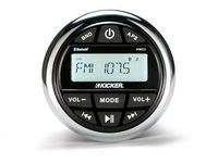 Kicker KMC2 Gauge Mount Media Center Marine Grade Receiver