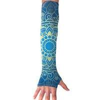 Mipu Shangmao Blue Mandala Anti-UV Sleeves Gloves Sun Protection Sports Protective Sleeves