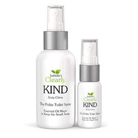 Isabella's Clearly Kind - The Polite Toilet Spray, Essential Oil Magic to Keep The Smell Away. Natural Odor Eliminator, Before You Go Deodorizer. 4 oz Bathroom and 1 oz for Travel (Zesty Citrus)