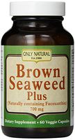 Only Natural Nutritional Veggie Capsules, Brown Seaweed Plus, 700 mg, 60 Count