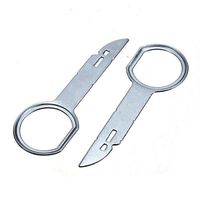 2x Radio Stereo Release Removal Tool Key for VW Audi Mercedes Porsche