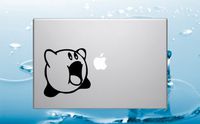 Macbook Decals Kirby Running Macbook Decal Sticker - For Macbook 13" 15" 17"