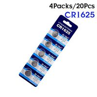 BR1625 ECR1625 LM1625 KCR1625 CR1625 3V Button Coin Cell Battery Bulk 20Pcs