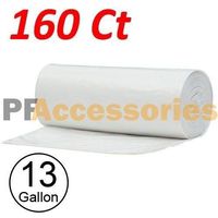 160 Strong 13 Gallon Commercial Kitchen Trash Bag 13 Gal Garbage Bag Yard Clear