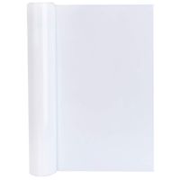 Outee 1 Roll Heat Transfer Vinyl 12 Inch by 10 Ft Iron On HTV for T-Shirts, Clothing, Hats, Jeans Compatiable with Cricut Camero Heat Press Machines Sublimation, White