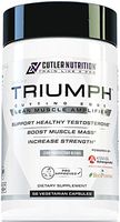 Triumph Testosterone Booster for Men: Best Test Booster and Estrogen Blocker for Men with DIM, KSM 66 Ashwagandha, and Boron Citrate, Build Natural Lean Muscle Mass and Strength, 56 Veggie Capsules