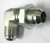 AF C5525-06-06-3/8 Male JIC (9/16''-18 Threads) 90° Bulkhead Union Elbow
