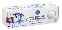 Woolzies Organic Wool Dryer Balls: 3 Pack XL Dryer Balls & 100% Pure Essential Oil| All Natural Laundry Fabric Softener Balls| Best Essential Oil Dryer Balls (Lavender)