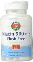 KAL Niacin Flush-Free Capsules 500 Mg, 120 Count