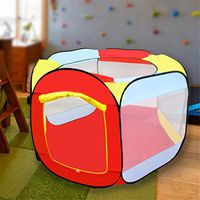 Xisheep Easter Day Home Décor ， Storage Tent Ball Play Tent for Kids 6-Sided Ball for Kids Toddlers (Balls Not Included) Housekeeping Organizers - Multicolor