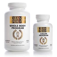 Pure Body Tiny Mighty Duo (Whole Body & Colon Program) - 60 Whole Body Tablets, 20 Colon Tablets - 6-10 Day Cleanse