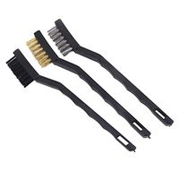 Flameer Pack of 3 Professional Wire Brushes Cleaning Kit Remover Stainless Steel