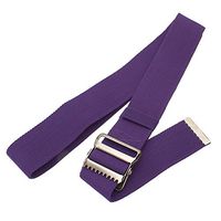 AsaTechmed Walking Gait Belt with Metal Buckle and Belt Loop Holder, Patient Transfer Belt - Mobility Aid for Caregivers, Nurses, Home Health Aides, Physical Therapists - Many Colors - 60" (Purple)