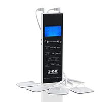 JKH FDA TENS Unit Electronic Pulse Stimulator, Portable Smart Household Medical Equipment, Independent-Control A/B Channel, Handheld for Pain Management 