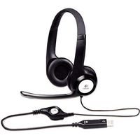 Logitech H390 USB Clear Chat Headset with Adjustable Noise Cancelling Microphone