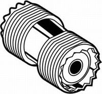 Shakespeare PL-258-G Barrel Connector for PL-259-Ended Cables