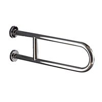 Byrhgood Stainless Steel Handrail Bathroom Washbasin Handrail Elderly Disabled Toilet U-Shaped Safety Handrail (Color : Mirror)