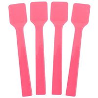[3,000 Count] Pink Plastic Gelato Tasting Spoons 4 Inch Mini Disposable Shovel Spoons for Sampling Yummy Desserts, Foods & Ice Cream - Frozen Dessert Supplies