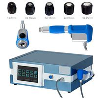 Shock Wave Shockwave Therapy Device, ED Shockwave Machine Physical Pain Therapy System Acoustic Shock Wave Extracorporeal for Back Waist Leg Pain Relief (Blue)