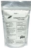 NuSci Pure D-Aspartic Acid (DAA) Powder AJI Quality Standard (100 Grams (3.52 oz))