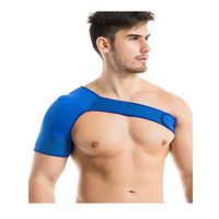 HZYWL Shoulder Brace,Men Women Shoulder Support,Adjustable Sports Shoulder Protector,Rotator Cuff, for Dislocated AC Joint,Blue,Right