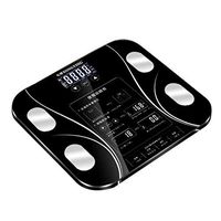 Kecooi 180KG Digital Smart Touch Body Fat Scale Measures Weight Fat Water Muscle Mass Digital
