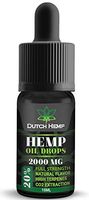 Dutch Hemp Oil 2000mg | Great for Pain Relief, Stress and Mood Support, Healthy Sleep Patterns | High Strength | Made in The Netherlands