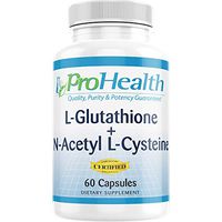 ProHealth Glutathione + N-Acetyl-L-Cysteine with Vitamin C (60 Capsules - 60 Day Supply)