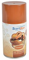 ScentBon Air Freshener Refill Metered Aerosol Can, Cinnamon, Fresh Linen, Green Apple, Mango, Ocean, Vanilla, Pack of 12 (12, Brown - Cinnamon Scent)