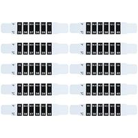 Exceart Instant Read Forehead Temperature Thermometer Strips Reusable Fever Thermometer Strip Adhesive Checking Thermometer Strip of Children Infants Adults Elderly People 10pcs