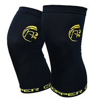 CROSS1946 Copper Support Joint Knee Compression Sleeve Calf Support Reduce Joint Pain,Arthritis Therapy, 1 Pair