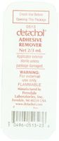 Detachol Adhesive Remover 2/3cc Vial, 1 Vial