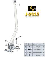 Lava Universal J-2012 J-Pole with Mounting Hardware