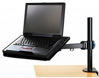 EZM Notebook/Laptop Arm Mount Stand Desktop Clamp with Grommet Option