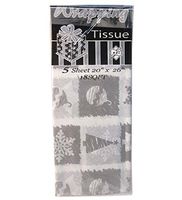 Xmas Wrapping Tissue 5Sheet 20 x 26 inches, Case of 12
