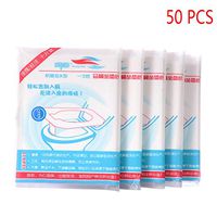 10/20/50pcs Soft Bathroom Sanitary Travel Disposable Toilet Seat Cover Cushion Waterproof Paper Pad(50 pcs)