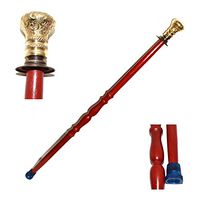 Nautical World Walking Cane Stick Vintage Style Solid Brass Designer Handle Victorian Cane Gift, Affordable Gift Decorative Walking Cane Fashion Statement for Men/Women/Seniors/Grandparents! Item New