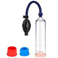Pump Enlargement Pump for Man XL Size Pennis Pump + Press Ball + 3 Sleeves Pennis Enlargement Extender Pennis Pumps Enlargers A+, Refund If You Donot Love It