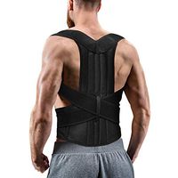 Back Posture Corrector for Women and Men, Back Braces for Upper and Lower Back Pain Relief, Adjustable and Fully Back Support Improve Back Posture and Provide Lumbar Support (L, 35.5"-41.5" Waist)