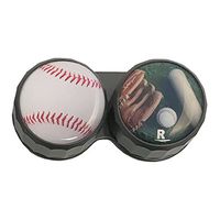 Sports Line Screw Top Contact Lens Case (Baseball)